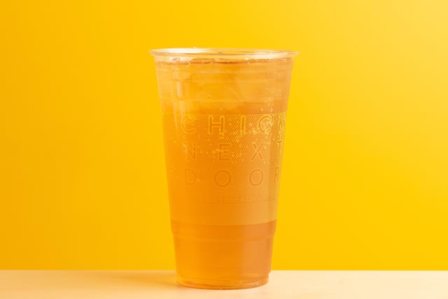Cold Brew Peach Sweet Tea.